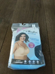  NWT Playtex Wirefree Bra 18 Hour Smoothing Minimizer Black 4697 36 D - Picture 1 of 5