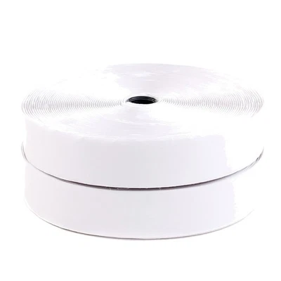 Klettband Selbstklebend 25m x 50mm Weiß Haken Flauschstark langlebig - Bild 1 von 2