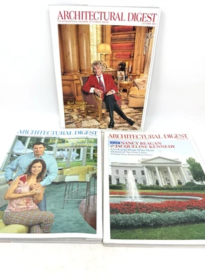 Architectural Digest Magazines Interior Design Ads Lot of 3 Dated 2004 - Image 1 of 4