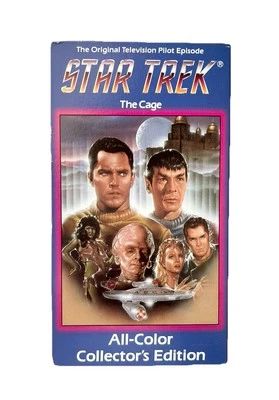 STAR TREK The Cage Original Pilot Episode #1 VHS VG+ SciFi Spock - Image 1 of 4