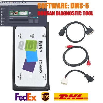 For Doosan uvim DX225 DX300 Excavator ForkliftScanner Set DMS-5 Diagnostic Tools - Image 1 of 4