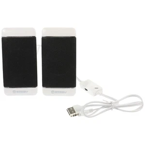 2 szt. Przenośne głośniki USB audio do laptopa komputera multimedia stereo - Zdjęcie 1 z 12