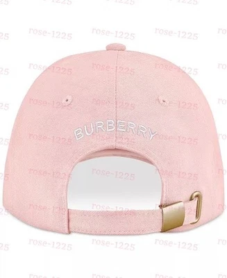 Casquette de baseball Burberry authentique - cadeau - rose neutre - neuve et scellée - Photo 1/4