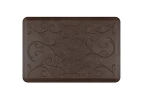 WellnessMats Bella Collection Anti Fatigue Floor Mat Antique Dark 36 in x 24 in - Picture 1 of 5