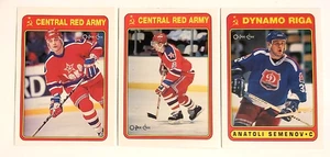 O-Pee-Chee Soviet Ice Hockey Fed. Rookie Cards / Semeno Fedorov Kamensky / Mint - Picture 1 of 2