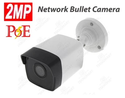 1080P 2MP Security Wired IP Network PoE Bullet Camera 2.8mm Lens for NVR System - Image 1 of 4