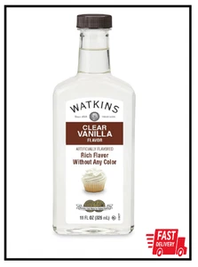 Watkins Clear Vanilla Flavor, 11 Fl. oz. Flasche, 1 Stück (Verpackung kann variieren) - Bild 1 von 2