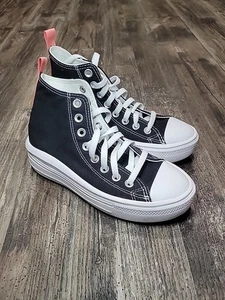 Converse All Star Move Hi Plateau Sneaker schwarz/pink Kinder Mädchen Gr. 4 - Bild 1 von 5