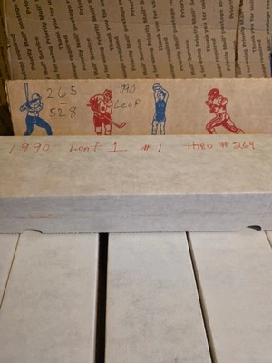 Juego completo de béisbol Leaf 1990 1-528 con algunos duplicados y Frank Thomas RC Foto 1 de 3