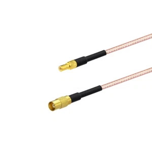 MCX Female to SSMB plug male pin Pigtail cable RG316 15cm for wireless antenna - Photo 1/5