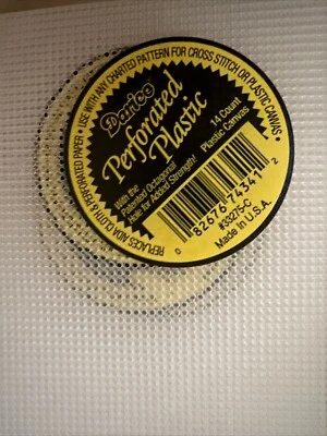 "Lote 20 hojas de lona de plástico perforado Darice & Yarnology nuevas 14 quilates 8,5 x 11""" Foto 1 de 4