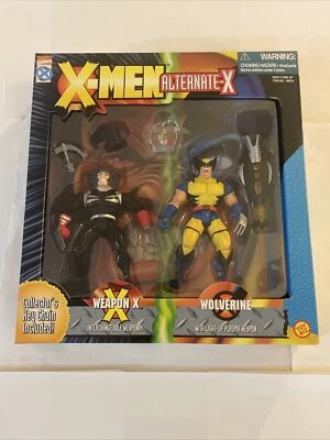 Juego de figuras Marvel Weapon X & Wolverine, edición X-Men Alternate-X nuevo en caja Foto 1 de 4