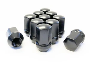 32 DODGE RAM 2500 3500 OEM BLACK LUG NUTS | 14X1.5 FOR 2012-2017 MODEL TRUCKS - Picture 1 of 3