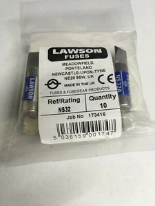 LAWSON Sicherung NS32 32A BS88 415V Cartridge Fuse Link JPSF829 MwSt Rechnung - Bild 1 von 4