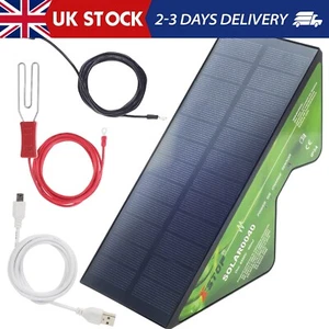 Solar Powered Electric Fence Energiser X-Stop 0040 2 Km Range Full Kit Includes - Picture 1 of 10