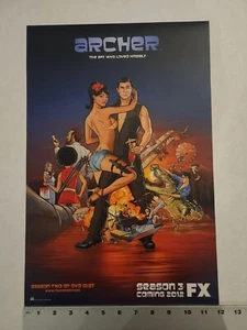 Archer - Temporada 2 y 3 PROMO - 12x18 Mini Póster - Imagen 1 de 2