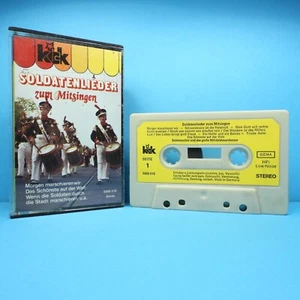 🎧 MC - Soldatenlieder Zum Mitsingen * Militär Marschmusik * Kassette * KICK - Imagen 1 de 6