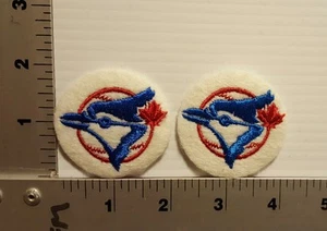 2 STÜCK TORONTO BLUEJAYS VINTAGE BESTICKTER AUFNÄHER - Bild 1 von 2