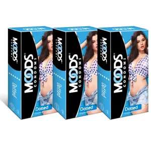 10 PZ PRESERVATIVO TRATTEGGIATO MOODS (1 CONFEZIONE) - Foto 1 di 1