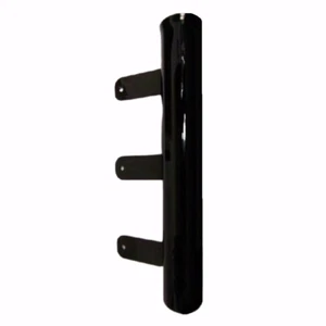BLACK RAMP MOUNT-22 w/ 1.875" diameter fits 22' FT flag pole or any 1.83" base - Picture 1 of 3