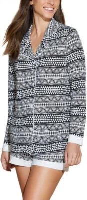 CONJUNTO CURTO E BOXER PIJAMA BELLA FEMININO COSABELLA TAMANHO PEQUENO NOVO COM ETIQUETAS - Imagem 1 de 3