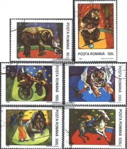 Romania 5026-5031 (complete issue) used 1994 Circus - Picture 1 of 1