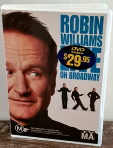 ROBIN WILLIAMS Live On Broadway DVD PAL Region 1 3 4 5 6 - Picture 1 of 6