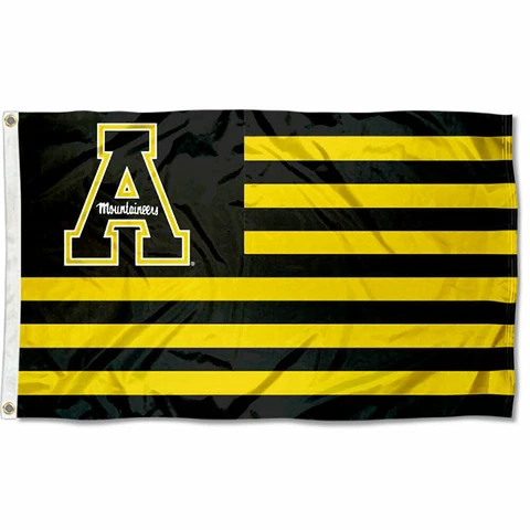 Appalachian State University Mountaineers Stars and Stripes Nation USA Flag Cover