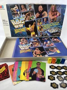 WWF 1990 Wresting Challenge Board Game incomplete as is read - Picture 1 of 12