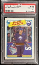 1988 1989 OPC Pierre Turgeon PSA 10 RC ROOKIE #42 GEM MINT SABRES ISLANDERS