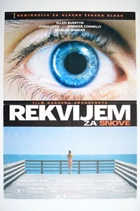 REQUIEM FOR A DREAM Orig. CRO movie poster 2000 ELLEN BURSTYN & DARREN ARONOFSKY - Picture 1 of 14