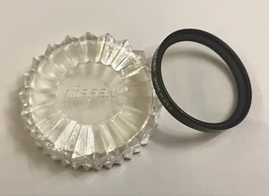 Tiffen 49mm Haze-1 Camera Lens Filter Black Ring Vintage With Protective Case - Picture 1 of 7