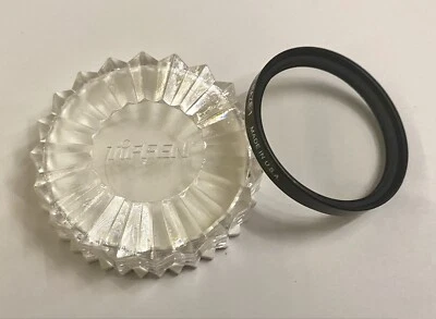 Tiffen 49mm Haze-1 Camera Lens Filter Black Ring Vintage With Protective Case - Image 1 of 4