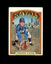 Freddie Patek Hand Signed 1972 Topps Kansas City Royals Autograph