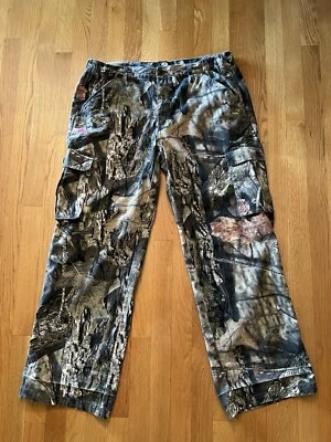 Pantalones de caza Mossy Oak XL Break Up Country camuflados cargo verde para hombre Foto 1 de 4