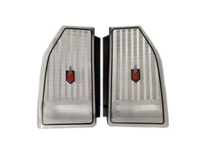 Conjunto de lente de luz trasera Monte Carlo SS 1987-1988 TRANSPARENTE con emblema - par Foto 1 de 3