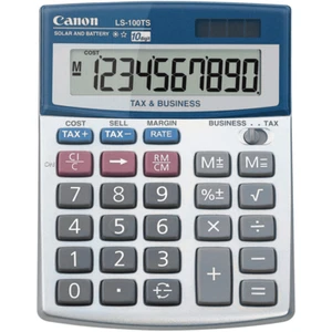 NEW Canon Desktop Calculator LS100TS 10 Digit Solar Battery LS-100TS - Picture 1 of 3