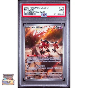 MR. ILUSTRACIÓN MIMO RARA 179 POKEMON MEW EN S&V 151 2023 PSA 9 - Imagen 1 de 2