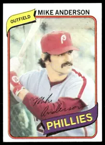 Mike Anderson 1980 Topps #317 Philadelphia Phillies Baseballkarte - Bild 1 von 2