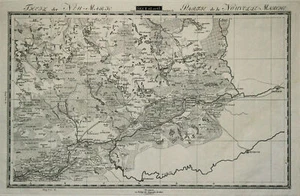 Netze-Warthe Région Original Gravure sur Cuivre Carte Geo. Inst. 1807 - Picture 1 of 1