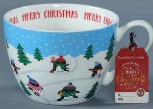 PORTOBELLO von DESIGN HOLIDAY SKITTSCHUINE Bone China Jumbo Tasse - Bild 1 von 3