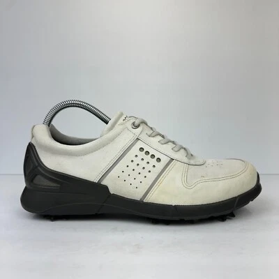 Zapatos de golf Ecco Base One adultos para hombre 40 6 - 6,5 HydroMax cuero blanco parte superior baja Foto 1 de 4
