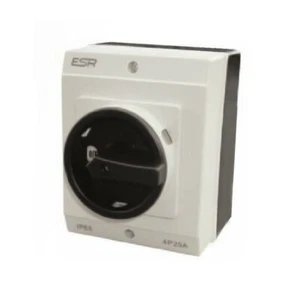 ESR E254PDC - 25A 4 Pole 1000V DC IP65 Industrial Rotary Isolator Switch - Picture 1 of 1