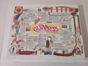 New Vintage Jigsaw Puzzle GUINESS BOOK OF WORLD RECORDS 550+ Pcs 18x24 1976 - Picture 1 of 3