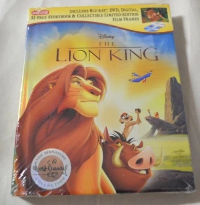 NEW DISNEY THE LION KING BLURAY DVD DIGITAL HD TARGET EXCLUSIVE DIGIBOOK FILMCEL - Image 1 of 2