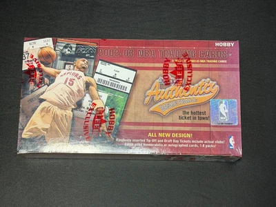 2002-03 Fleer Authentix Factory SEALED Hobby Box - Image 1 of 2