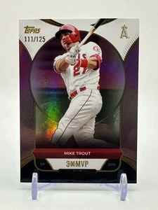 2025 Topps Welcome to the Club: 3X MVP Mike Trout /125 Pink Foil #9 - Picture 1 of 7