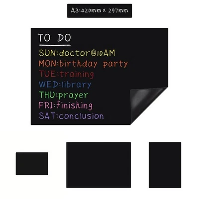 Convenient Magnetic Dry Erase Memo Board for Fridge Plan Your Week with Ease - Image 1 of 4
