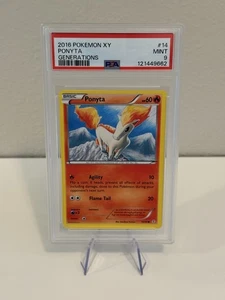 2016 Pokemon Generations Ponyta #14 PSA 9 MINT - Picture 1 of 2