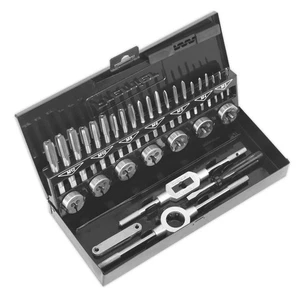 Sealey Tap & Die Set 32pc Split Dies HSS 4341 Metric AK3015HSS - Picture 1 of 3